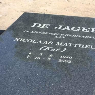 JAGER Nicolaas Mattheus, de 1940-2002
