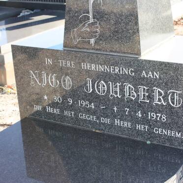 JOUBERT Nico 1954-1978