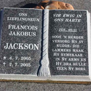 JACKSON Francois Jakobus 2005-2005