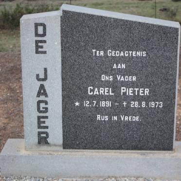 JAGER Carel Pieter, de 1891-1973