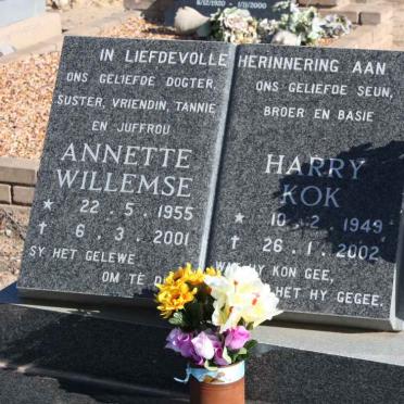 KOK Harry 1949-2002 :: WILLEMSE Annette 1955-2001