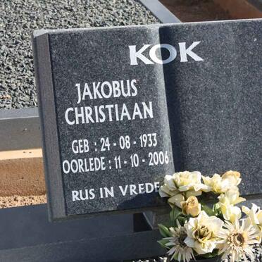 KOK Jakobus Christiaan 1933-2006
