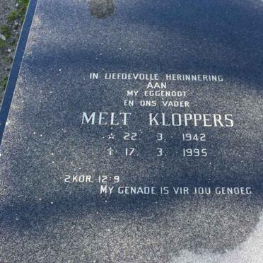 KLOPPERS Melt 1942-1995