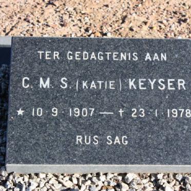 KEYSER C.M.S. 1907-1978
