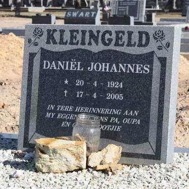 KLEINGELD Daniël Johannes 1924-2005