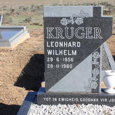 KRÜGER Leonhard Wilhelm 1956-1980