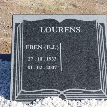 LOURENS E.J. 1933-2007