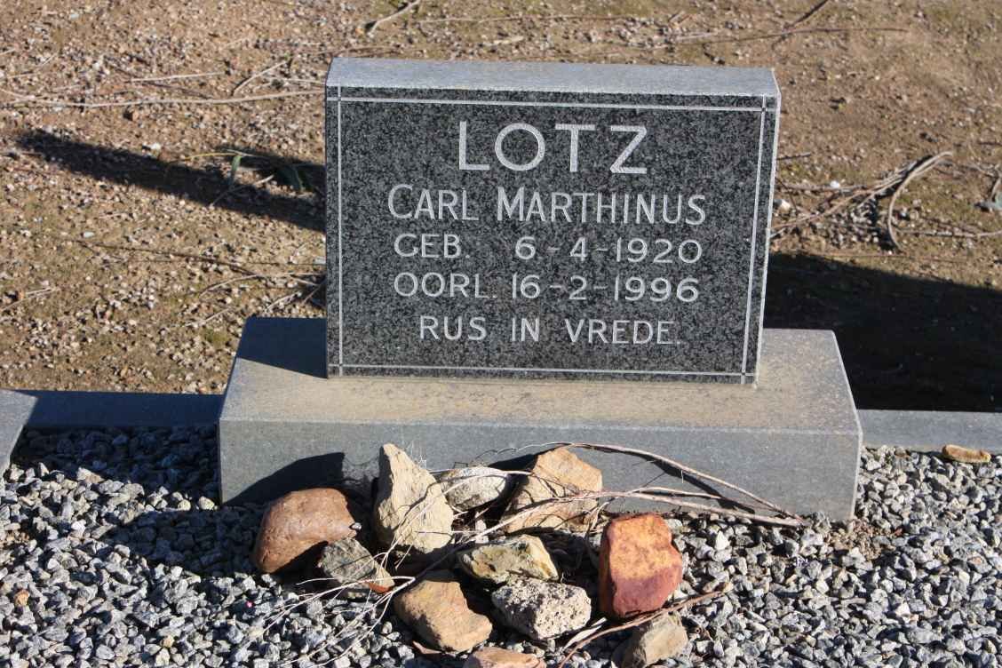 LOTZ Carl Marthinus 1920-1996