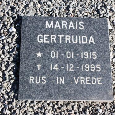 MARAIS Gertruida 1915-1995