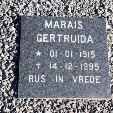 MARAIS Gertruida 1915-1995