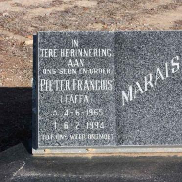 MARAIS Pieter Francois 1965-1994