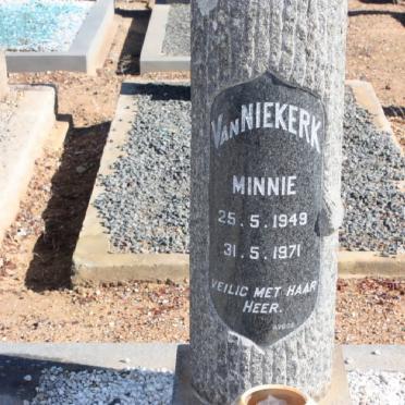 NIEKERK Minnie, van 1949-1971