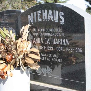 NIEHAUS Anna Catharina 1899-1996