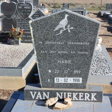 NIEKERK Marie, van 1919-1996