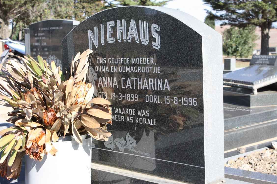 NIEHAUS Anna Catharina 1899-1996