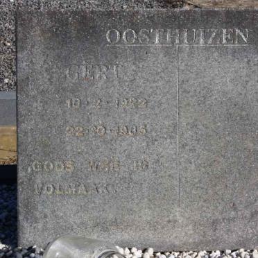 OOSTHUIZEN Gert 1922-1986