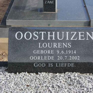 OOSTHUIZEN Lourens 1914-2002