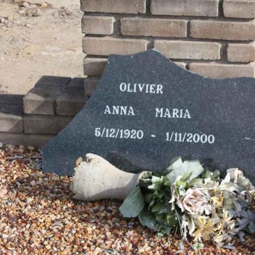 OLIVIER Anna Maria 1920-2000