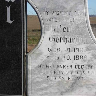 ODENDAAL Willem Gerhardus 1915-1986 