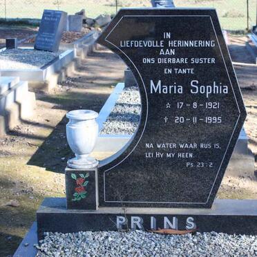 PRINS Maria Sophia 1921-1995