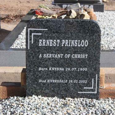 PRINSLOO Ernest 1900-2002