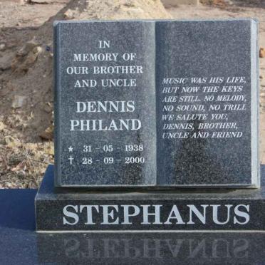 STEPHANUS Dennis Philand 1938-2000