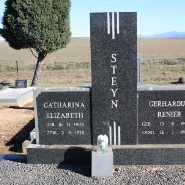 STEYN Gerhardus Renier 1901-1983 &amp; Catharina Elizabeth 1905-1978