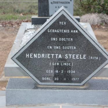 STEELE Hendrietta nee LINDE 1934-1977