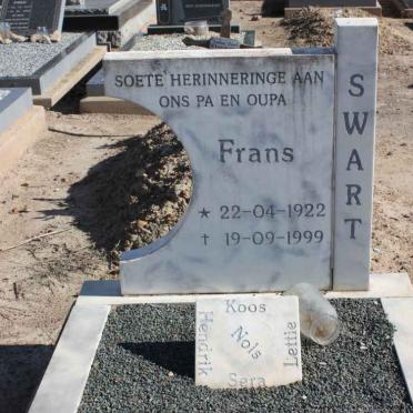 SWART Frans 1922-1999