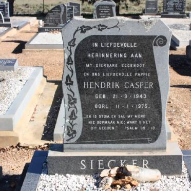 SIECKER Hendrik Casper 1943-1975
