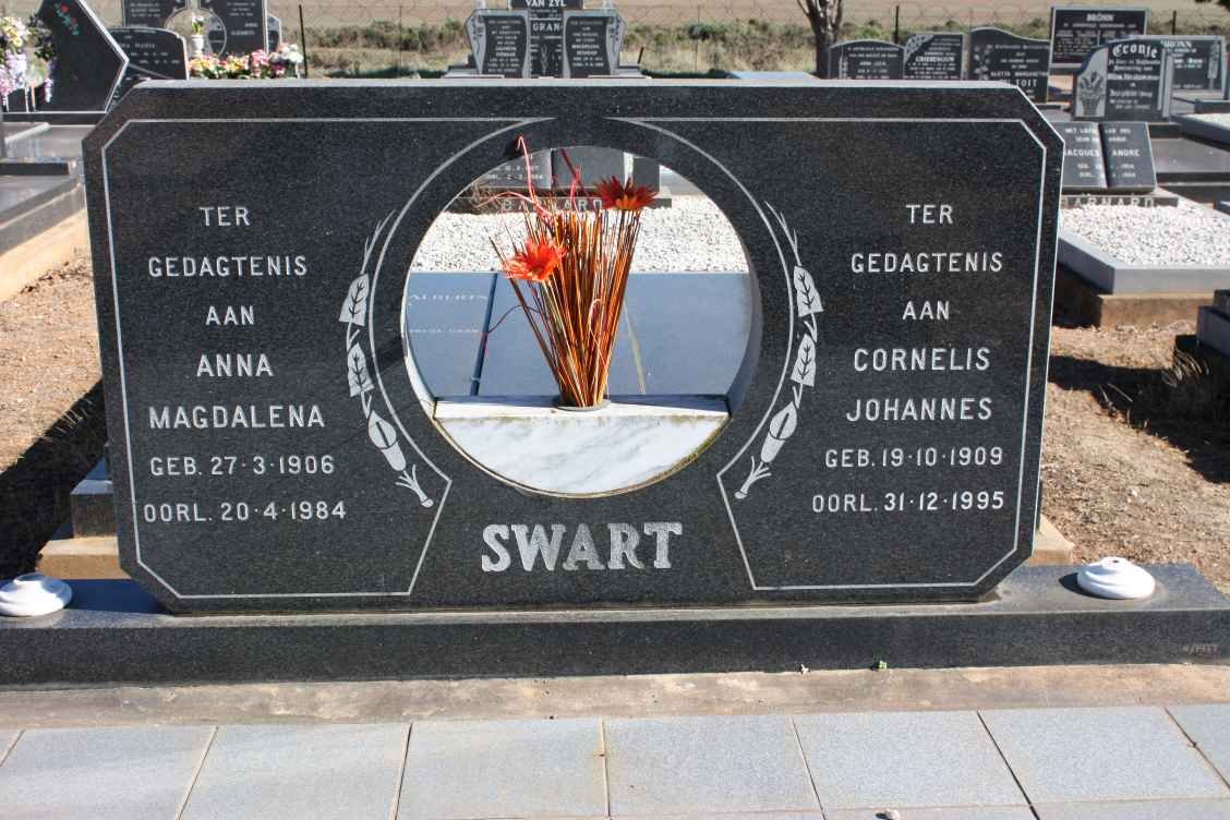 SWART Cornelis Johannes 1909-1995 &amp; Anna Magdalena 1906-1984