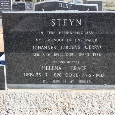 STEYN Johannes Jurgens 1894-1977 &amp; Helena Grace 1898-1983