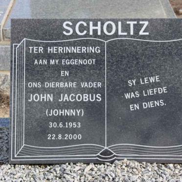SCHOLTZ John Jacobus 1953-2000