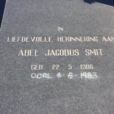 SMIT Abel Jacobus 1906-1983
