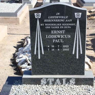 STALS Ernst Lodewicus Paul 1922-2002