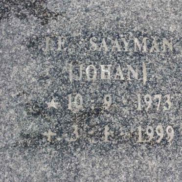SAAYMAN J.E. 1973-1999