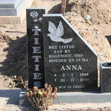 TIETIES Anna 1948-2005