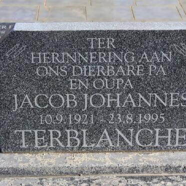 TERBLANCHE Jacob Johannes 1921-1995
