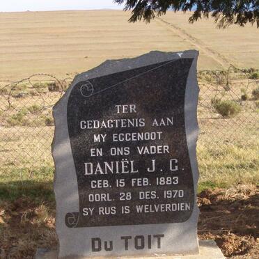 TOIT Daniel J.G.,  du 1883-1970