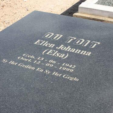 TOIT Ellen Johanna, du 1942-1999