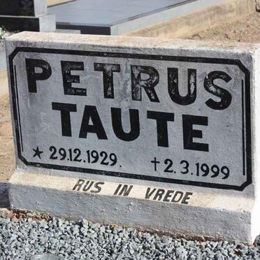 TAUTE Petrus 1929-1999