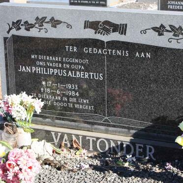 TONDER Jan Philippus Albertus, van 1933-1984