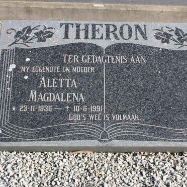 THERON Aletta Magdalena 1936-1991