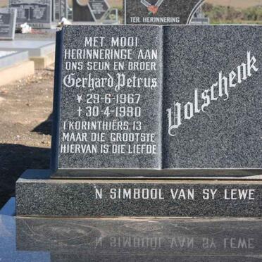 VOLSCHENK Gerhard Petrus 1967-1990