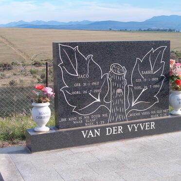 VYVER Jaco, van der 1962-1980 :: VAN DER VYVER Sakkie 1959-1980
