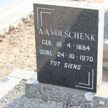 VOLSCHENK A.A. 1884-1970