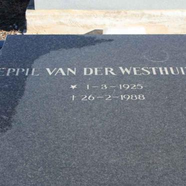 WESTHUIZEN Eppie, van der 1925-1988