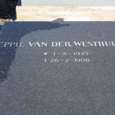 WESTHUIZEN Eppie, van der 1925-1988