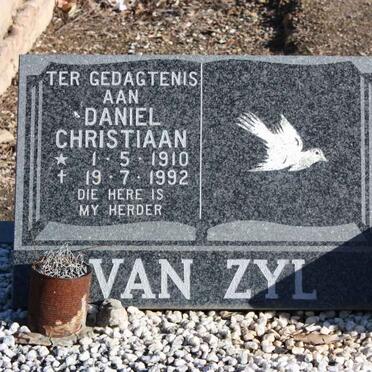 ZYL Daniel Christiaan, van 1910-1992