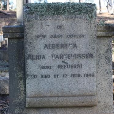 VARKEVISSER Albertha Alida nee REEDERS -1946